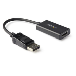 StarTech.com DP2HD4K60H video cable adapter 4.8" (0.122 m) DisplayPort HDMI Type A (Standard) Black