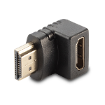 Lindy 41085 tussenstuk voor kabels HDMI Zwart