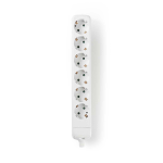 Nedis EXSO600F1WT power extension 6 AC outlet(s) Indoor White