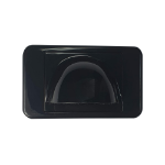 Digitek Bullnose Wall Plate: Black