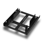 Axagon RHD-225 mounting kit Black Metal