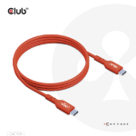 CLUB3D CAC-1515 câble USB 4 m USB 2.0 USB C Orange, Rouge