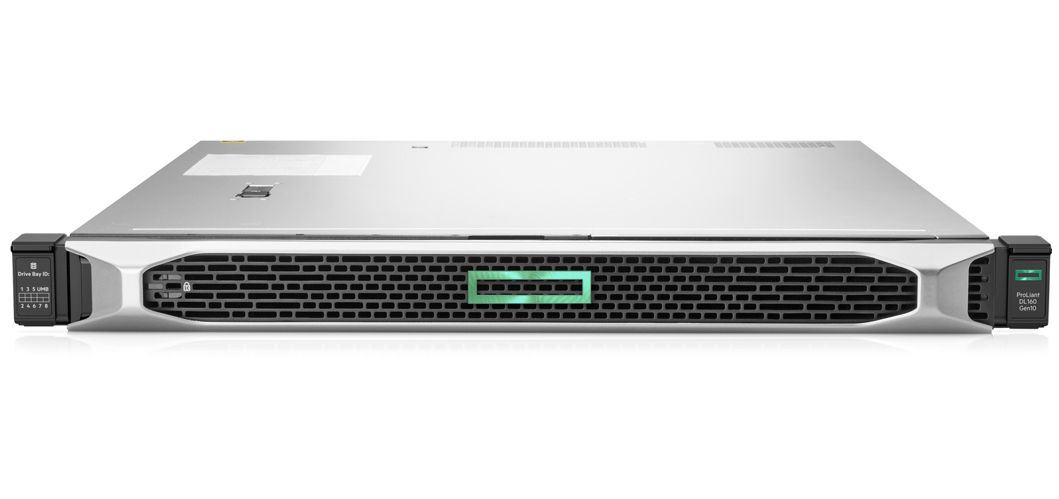 Image of Hewlett Packard Enterprise ProLiant DL160 Gen10 server Rack (1U)...
