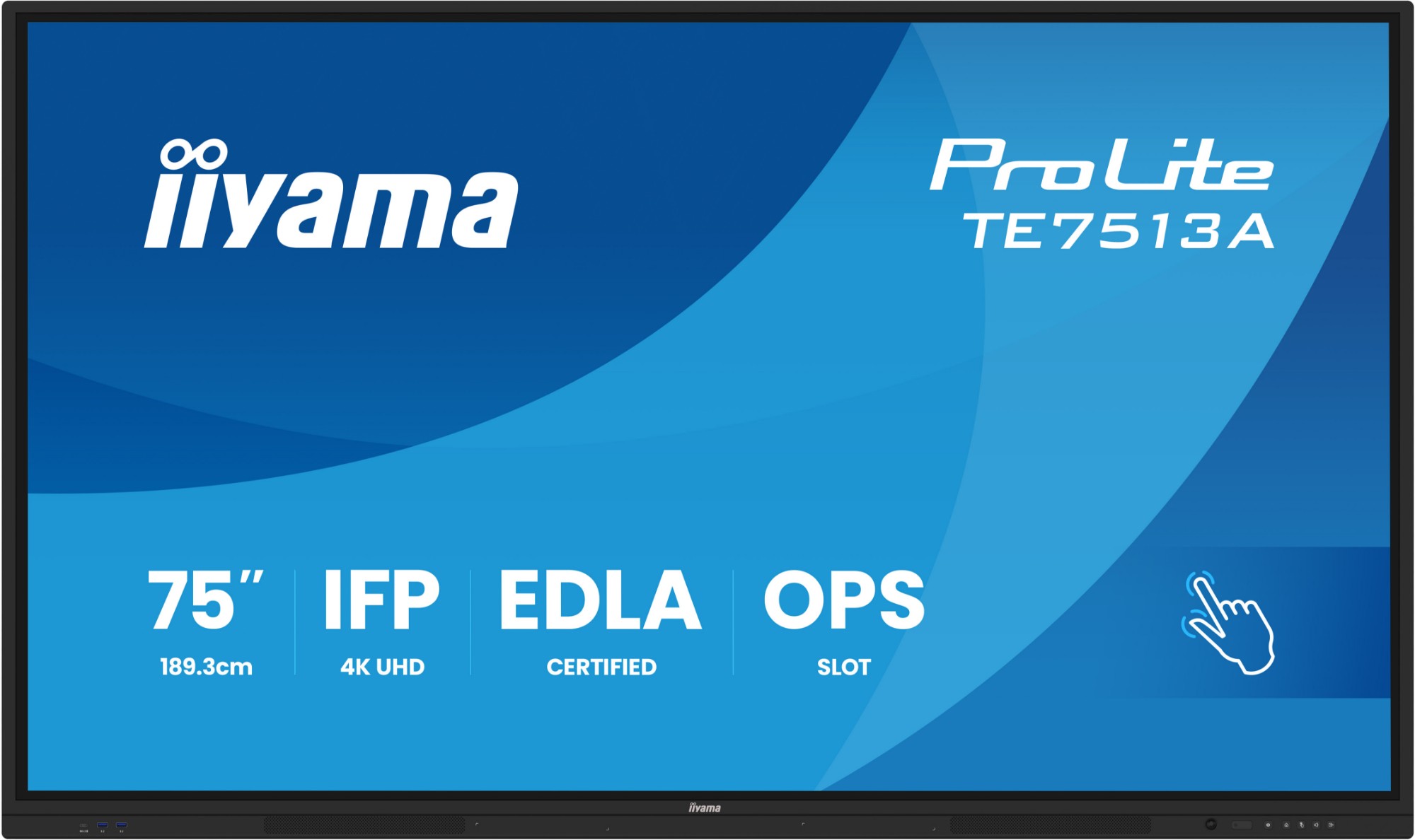 iiyama TE7513A-B3AG Signage Display Interactive flat panel 190.5 cm (7