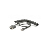 Photos - Cable (video, audio, USB) Zebra CBA-R71-C09ZAR serial cable Black 2.8 m RS232 DB9 