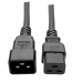 Tripp Lite P036-010-15A power cable Black 118.1" (3 m) C19 coupler C20 coupler