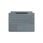 Microsoft Surface Typecover Alcantara with pen storage/ With pen Ice blue Pro 8 & X & 9