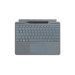 Microsoft Surface Typecover Alcantara with pen storage/ With pen Ice blue Pro 8 & X & 9