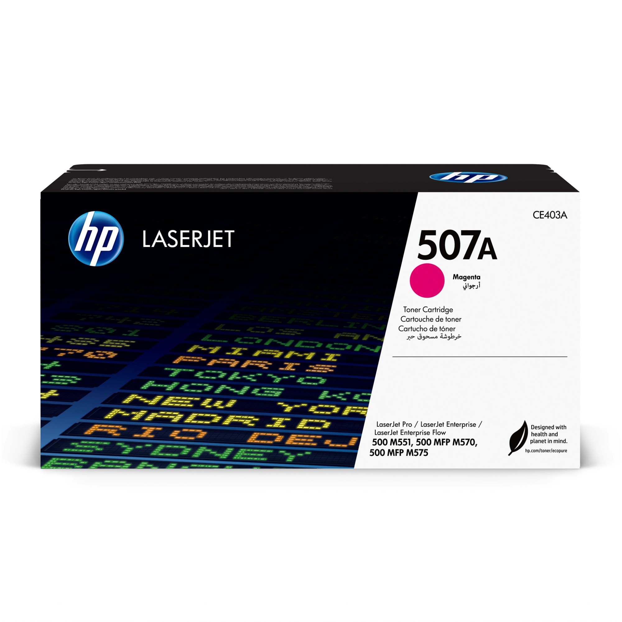 HP CE403A/507A Toner cartridge magenta, 6K pages ISO/IEC 19798 for HP LaserJet EP 500