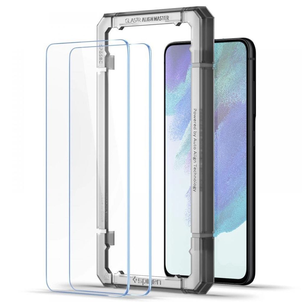 EU Product - Samsung Galaxy S21 FE Tempered Glass Screen Protector Alm Glas.Tr, 2-Pack thumbnail