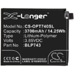 Noname EU Product - Battery for OnePlus 7T  3700mAh  3.85V