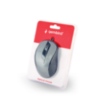 Gembird Wired optical mouse, black/spacegrey