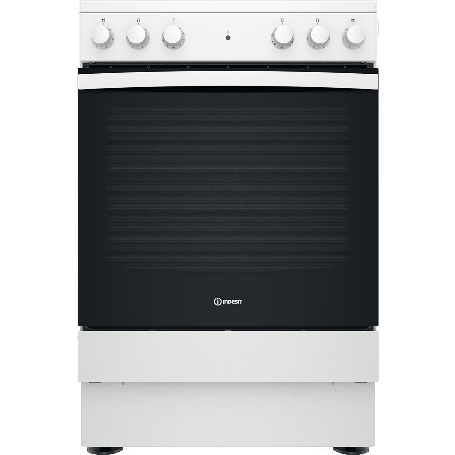 Photos - Cooker Indesit 60cm Single Oven Gas  - White IS67V5KHW 