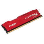 HyperX FURY Red 4GB 1600MHz DDR3 memory module 1 x 4 GB