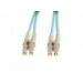 4Cabling FL.OM4LCLC50M fibre optic cable 50 m LC OM4 Aqua colour