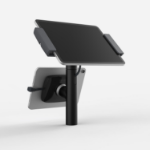 Bouncepad Clip Twin | Compatible with All USB-C Tablets | Black