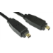Cables Direct CDL-150EE5M FireWire cable 5 m 4-p Black
