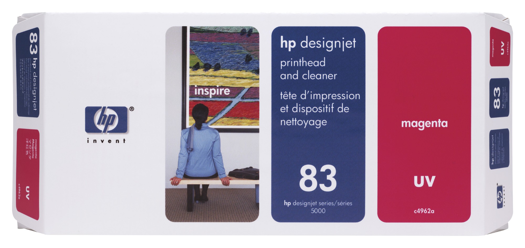 HP C4962A/83 Printhead magenta UV+ Cleaning-kit 13ml for HP DesignJet 5000 UV