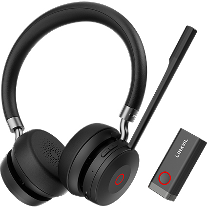 Image of Fanvil DH602D Hybrid Dual headset with DECT and Bluetooth connectivity