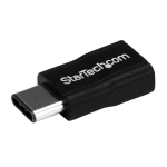 StarTech.com USB2CUBADP cable gender changer USB 2.0 Type-C USB 2.0 Micro-B Black