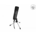 DeLOCK USB Condenser Microphone with Stand 24 Bit / 192 kHz for PC and Laptop