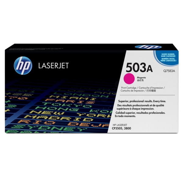 hp q7583a/503a toner cartridge magenta, 6k pages/5% for hp color...