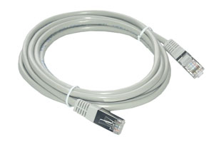 MCL Cable RJ45 Cat5e 1.5m Grey networking cable F/UTP (FTP)