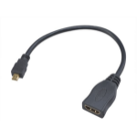 Akasa AK-CBHD09-25BK HDMI cable 0.25 m HDMI Type D (Micro) HDMI Type A (Standard) Black