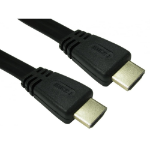 Cables Direct CDLHDFLAT-15K HDMI cable 15 m HDMI Type A (Standard) Black