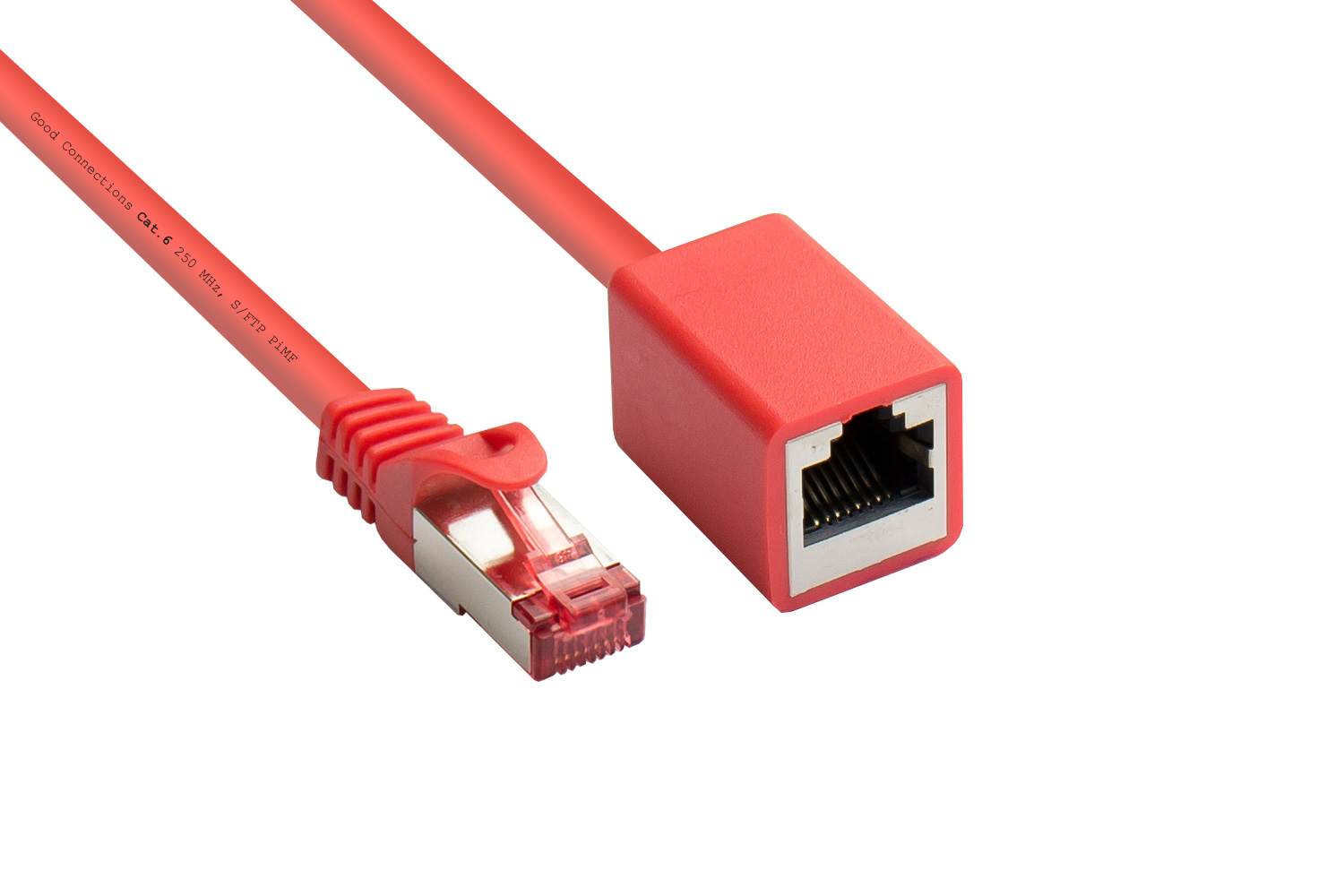 Alcasa 8063VR-005R networking cable Red 0.5 m Cat6 S/FTP (S-STP)