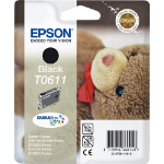 Epson C13T06114010|T0611 Ink cartridge black, 250 pages ISO/IEC 24711 8ml for Epson Stylus D 68