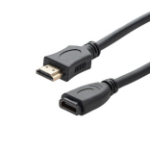 connektgear 2m HDMI V2.0 4K UHD Extension Cable - Male to Female Gold Connectors