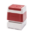 Brother 4040 - Stempel - vorgetr�nkt - Rot - Benutzerdefinierter Text - 40 x 40 mm (Packung mit 6) - f�r StampCreator PRO SC-2000, PRO SC-2000USB