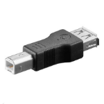 Microconnect USBAFB cable gender changer USB B USB A Black