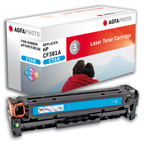 AgfaPhoto APTHPCF381AE toner cartridge Cyan 1 pc(s)