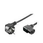 Microconnect PE010518 power cable Black 1.8 m CEE7/7 C13 coupler