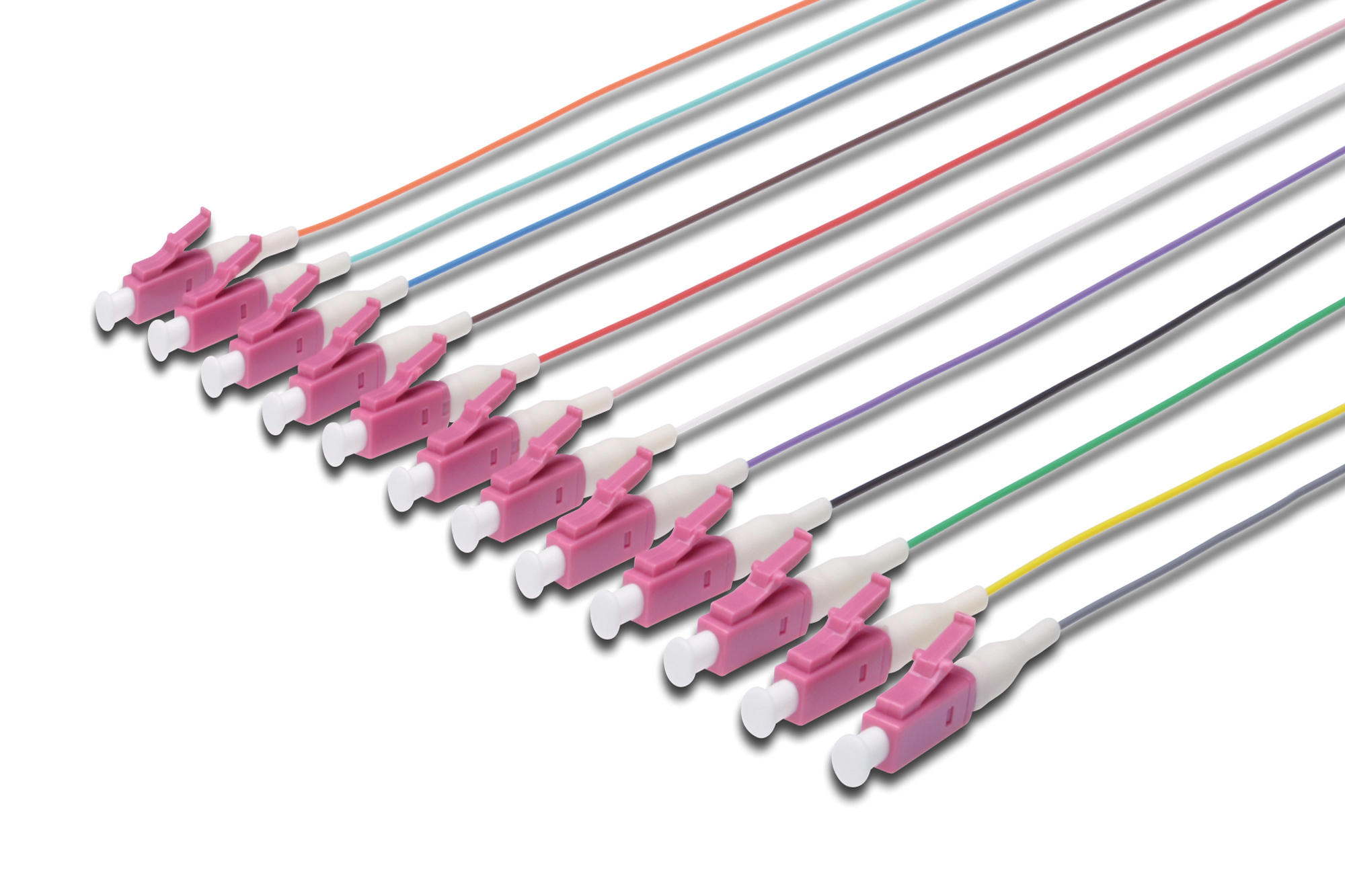 Image of Digitus colored pigtails, LC OM4 50/125 µ, Simplex