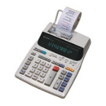 Sharp EL-1801V calculator Pocket Printing White