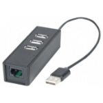 EXC 310623 interface hub USB 2.0 Black