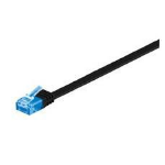 Microconnect V-UTP6A05S-FLAT networking cable Black 5 m Cat6a U/UTP (UTP)