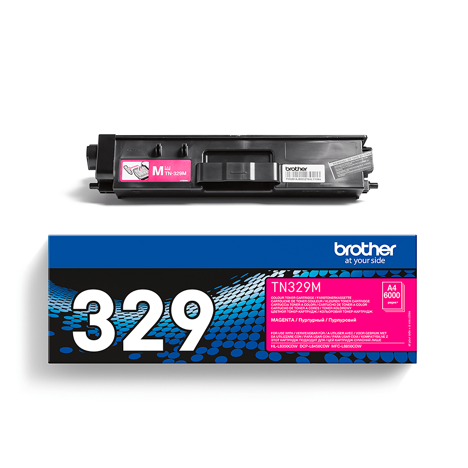 Brother TN-329M Toner-kit magenta extra High-Capacity, 6K pages ISO/IEC 19798 for Brother DCP-L 8450