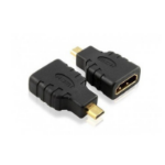 Techly IADAP-HDMI-MD cable gender changer Micro HDMI D Black