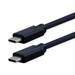 ROLINE 11.02.9076-10 USB cable USB 3.2 Gen 2x2 1 m USB C Black