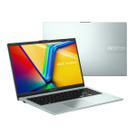 ASUS Vivobook Go 15 E1504GA-WS34 laptop Intel Core i3 N-series i3-N305 39.6 cm (15.6") Full HD 8 GB DDR4-SDRAM 256 GB SSD Wi-Fi 5 (802.11ac) Windows 11 Home in S mode Green, Grey