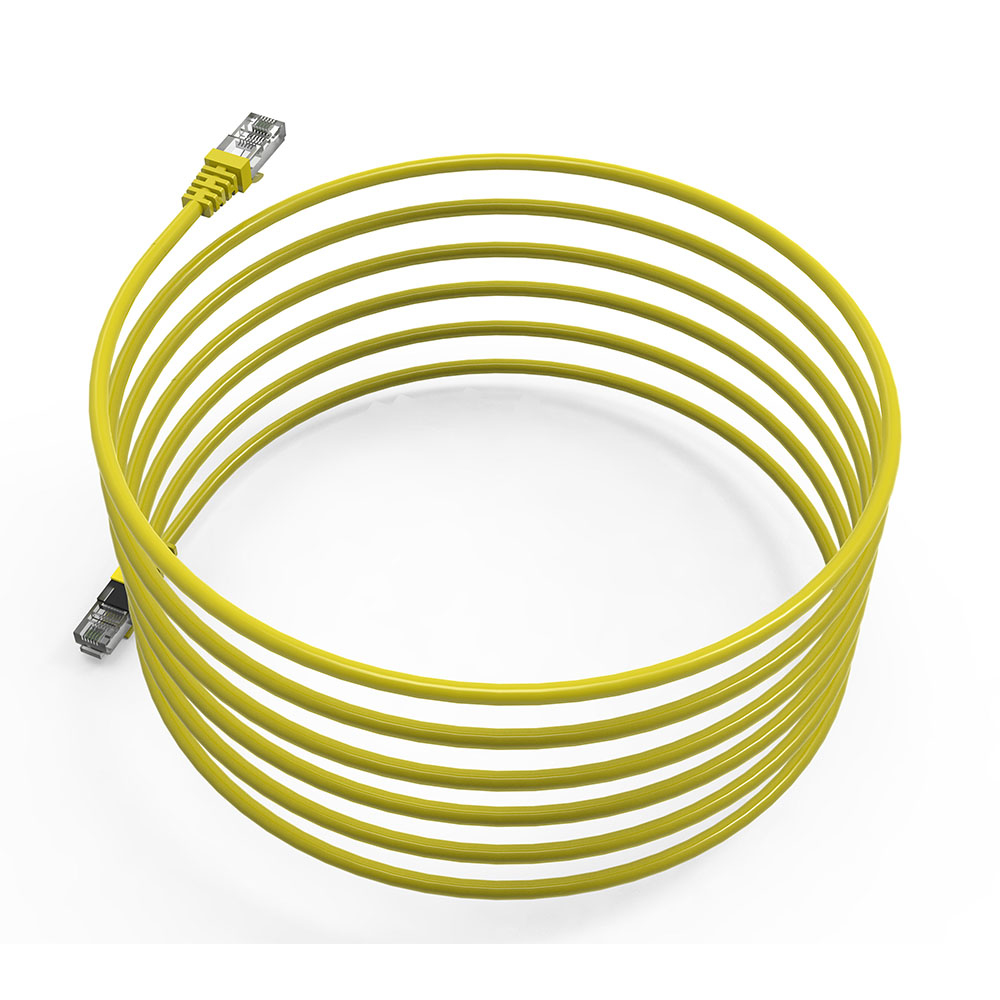 Inca CAT6 RJ45 5 m networking cable Yellow U/UTP (UTP)