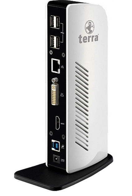 Image of Wortmann AG TERRA MOBILE Dockingstation 731 USB 3.0 Wired Black,White