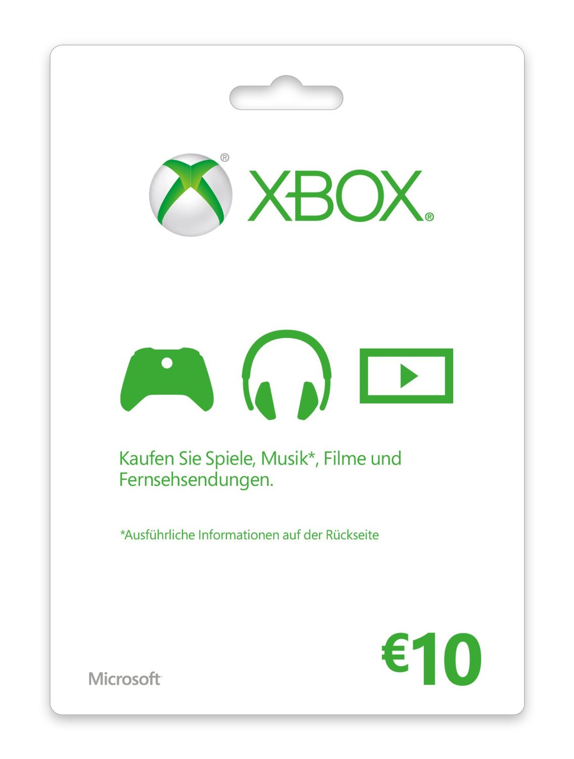 Microsoft XBOX Live Gift Card - 10€