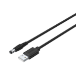 UNITEK Y-C4046BK USB to DC 5.5x2.5mm Power 1.5m