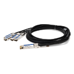 AddOn Networks QDD-4ZQ100-CU3M-AO InfiniBand/fibre optic cable 3 m QSFP-DD 4x QSFP56 DAC Black, Stainless steel
