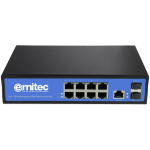 Ernitec Managed Layer 2, 8 Gigabit RJ45 ports, 2 Gigabit SFP ports